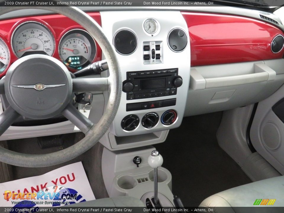 2009 Chrysler PT Cruiser LX Inferno Red Crystal Pearl / Pastel Slate Gray Photo #31