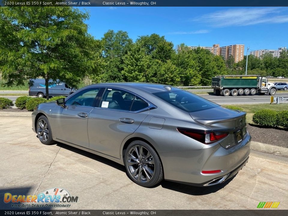 2020 Lexus ES 350 F Sport Atomic Silver / Black Photo #4