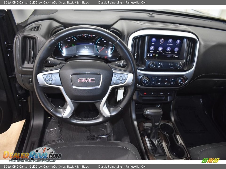 2019 GMC Canyon SLE Crew Cab 4WD Onyx Black / Jet Black Photo #12