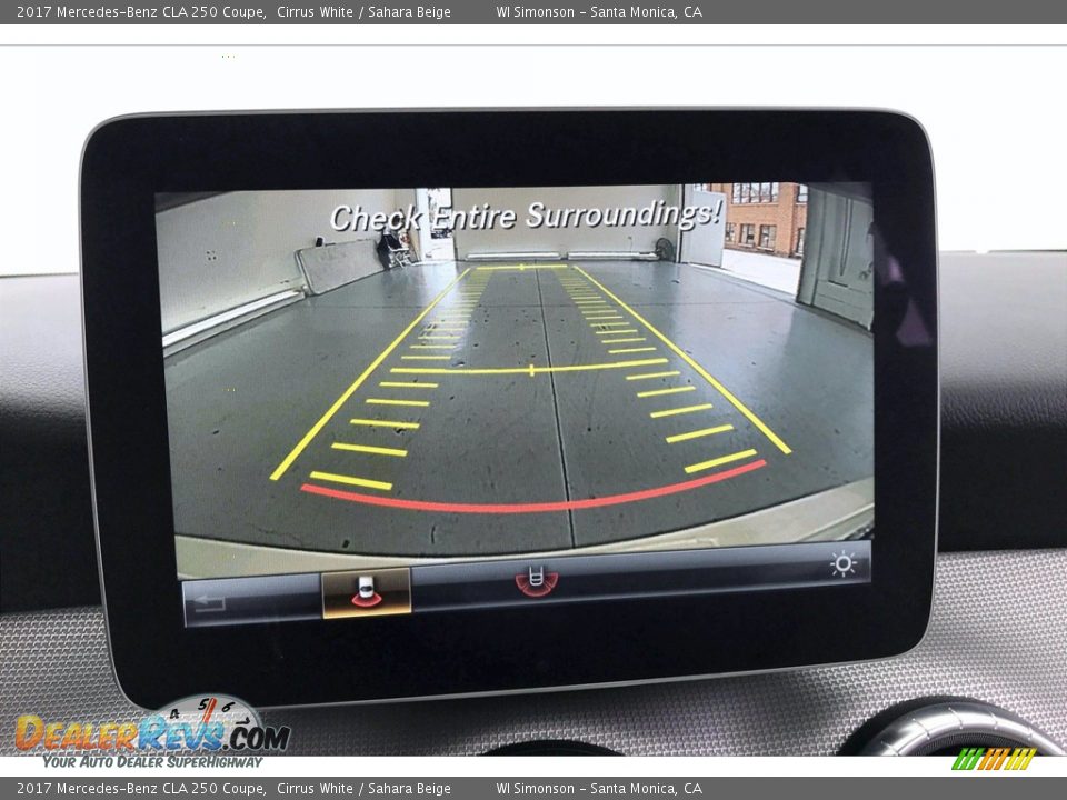2017 Mercedes-Benz CLA 250 Coupe Cirrus White / Sahara Beige Photo #21