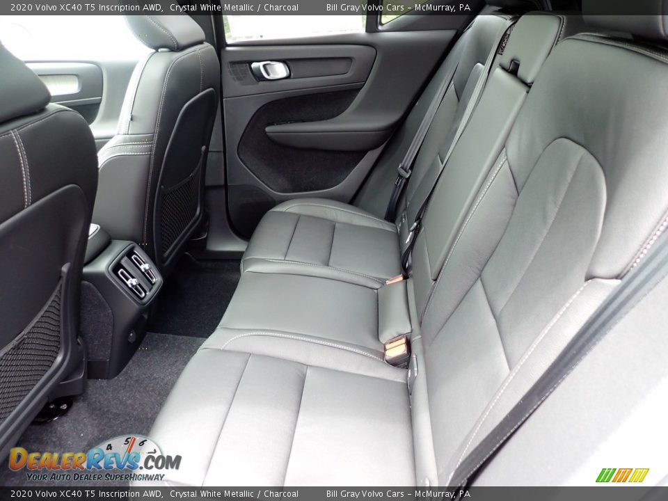 2020 Volvo XC40 T5 Inscription AWD Crystal White Metallic / Charcoal Photo #8