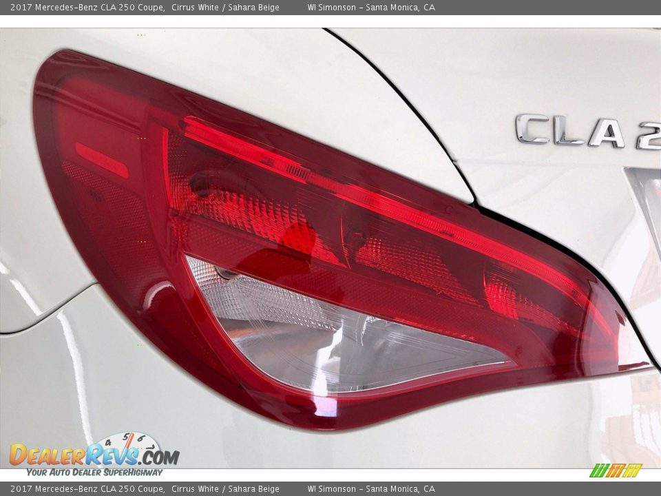2017 Mercedes-Benz CLA 250 Coupe Cirrus White / Sahara Beige Photo #26