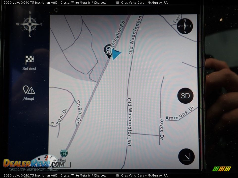2020 Volvo XC40 T5 Inscription AWD Crystal White Metallic / Charcoal Photo #13
