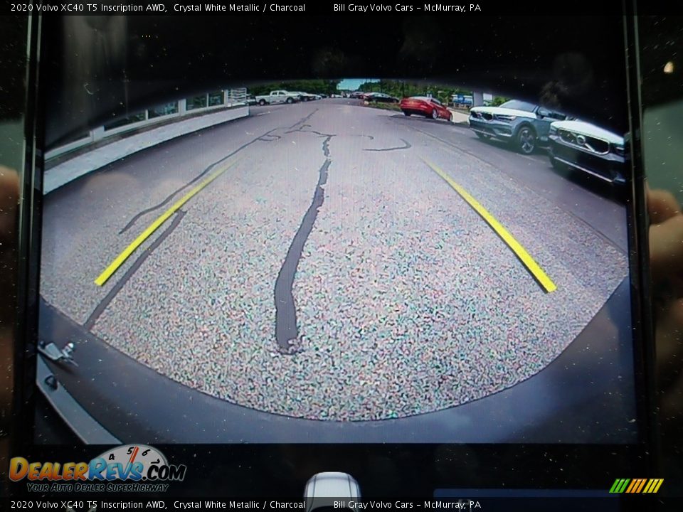 2020 Volvo XC40 T5 Inscription AWD Crystal White Metallic / Charcoal Photo #14