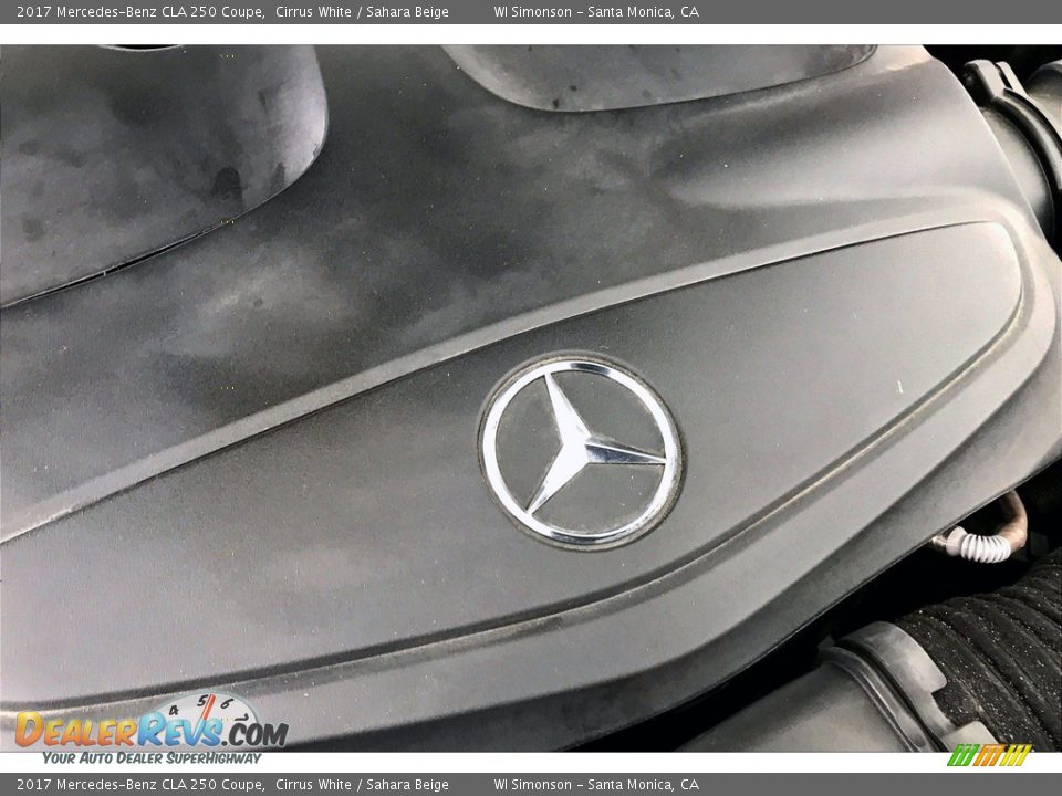 2017 Mercedes-Benz CLA 250 Coupe Cirrus White / Sahara Beige Photo #31