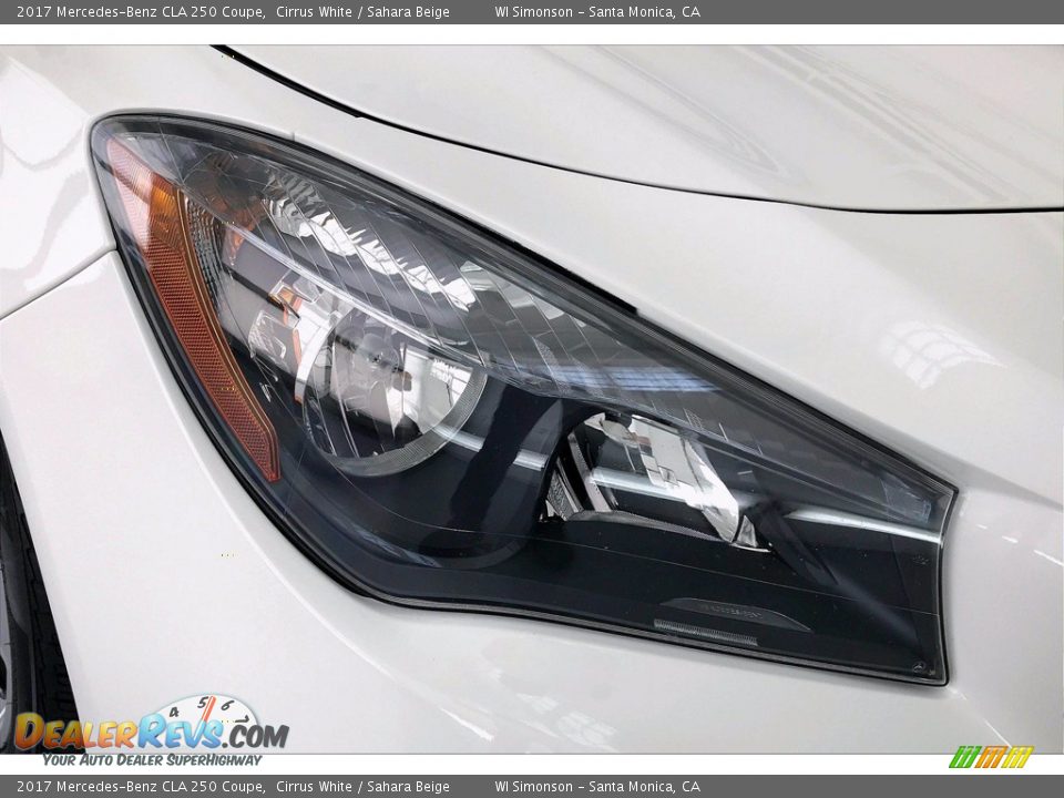 2017 Mercedes-Benz CLA 250 Coupe Cirrus White / Sahara Beige Photo #32