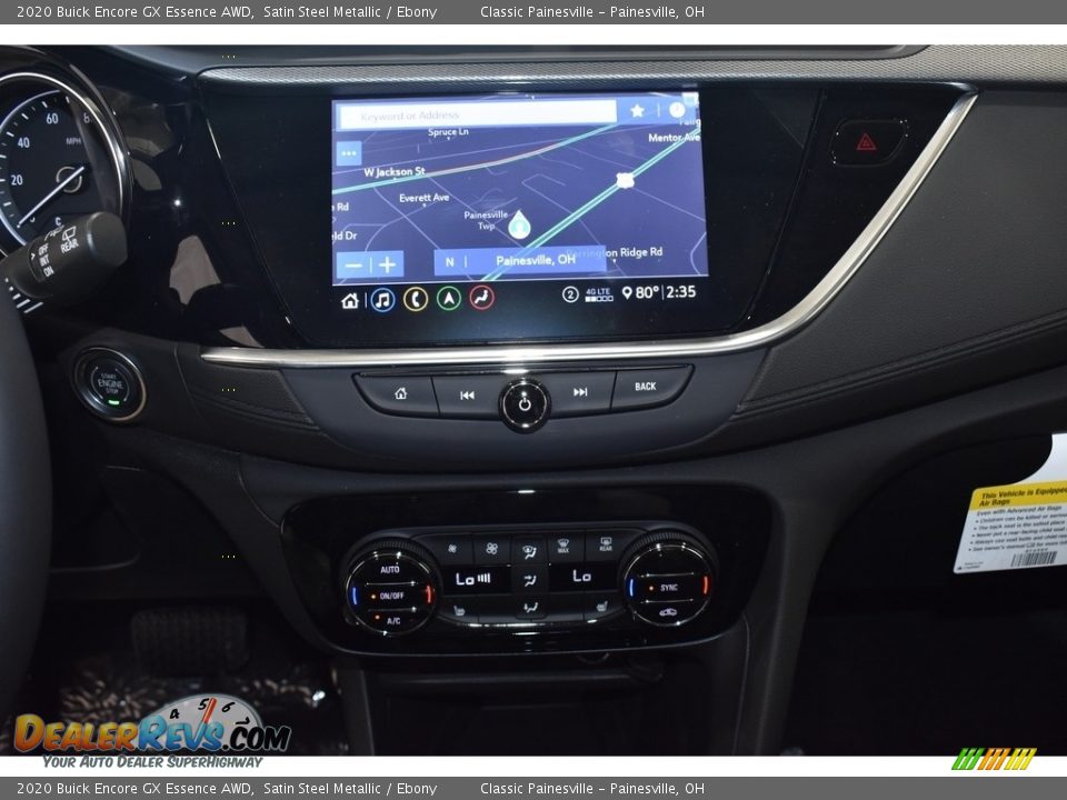 2020 Buick Encore GX Essence AWD Satin Steel Metallic / Ebony Photo #10