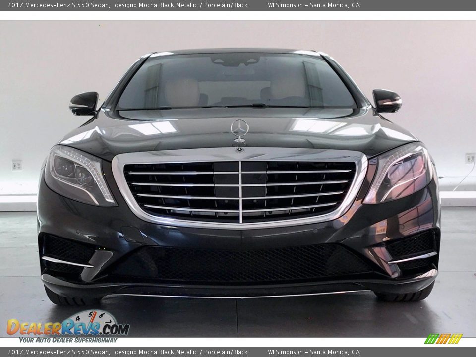 designo Mocha Black Metallic 2017 Mercedes-Benz S 550 Sedan Photo #2