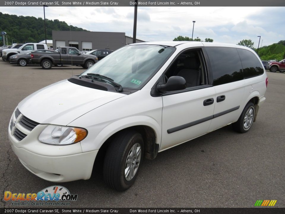 2007 Dodge Grand Caravan SE Stone White / Medium Slate Gray Photo #5