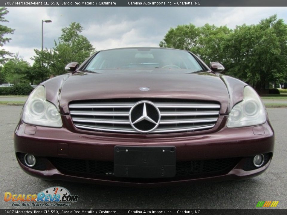 2007 Mercedes-Benz CLS 550 Barolo Red Metallic / Cashmere Photo #4