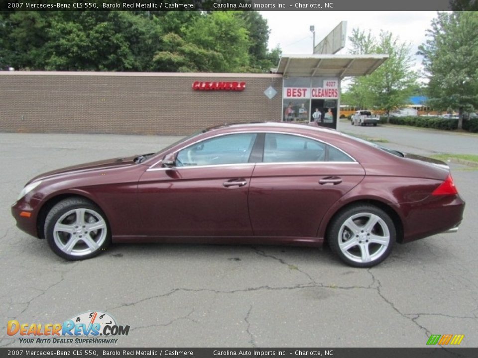 Barolo Red Metallic 2007 Mercedes-Benz CLS 550 Photo #7