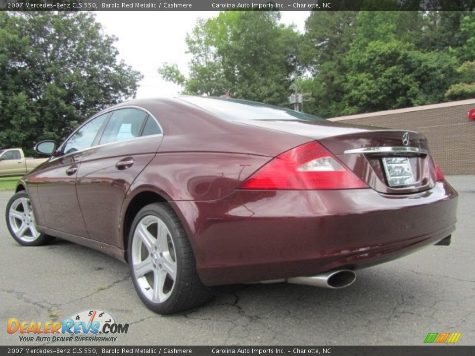 Barolo Red Metallic 2007 Mercedes-Benz CLS 550 Photo #8