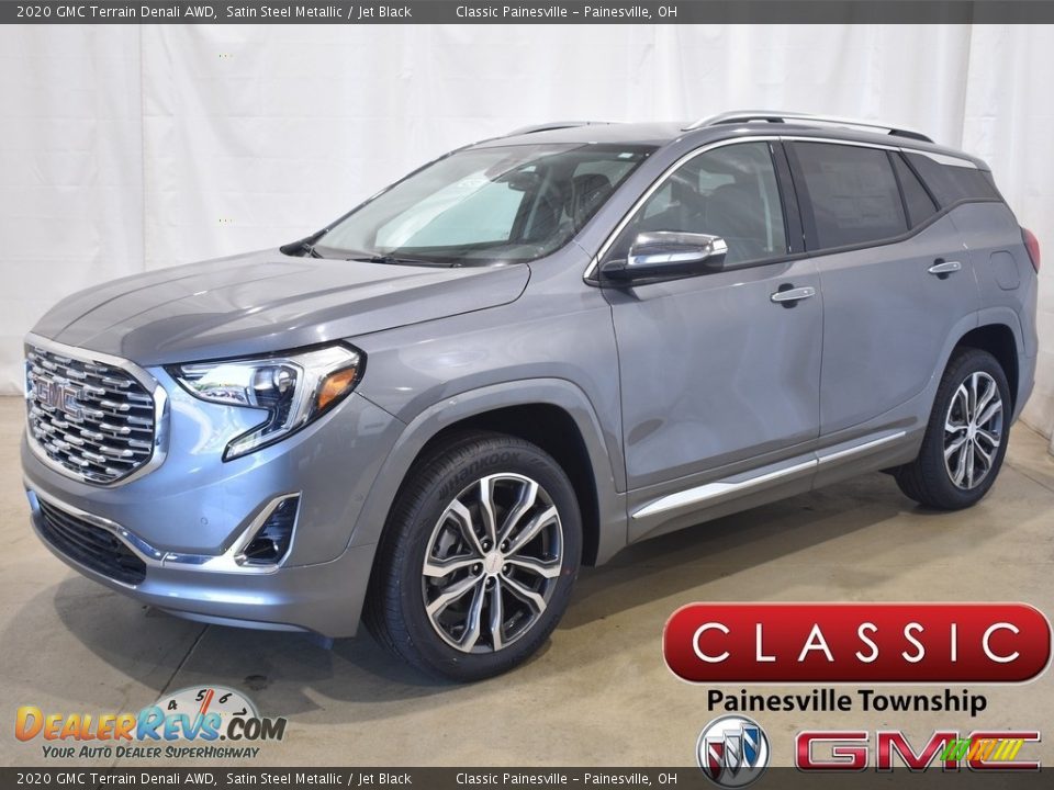 2020 GMC Terrain Denali AWD Satin Steel Metallic / Jet Black Photo #1