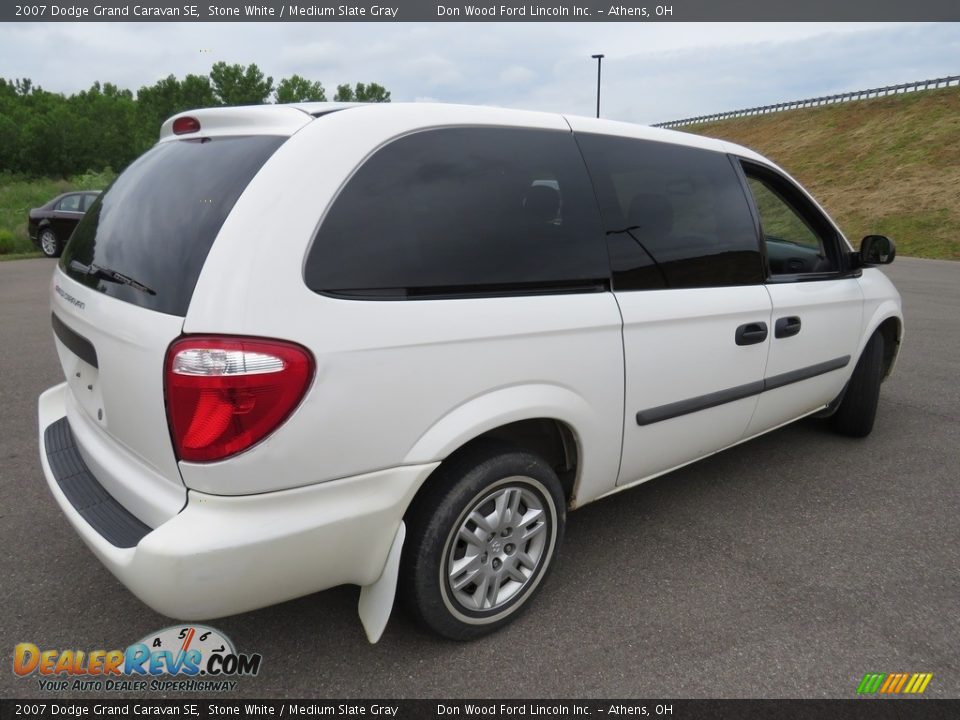 2007 Dodge Grand Caravan SE Stone White / Medium Slate Gray Photo #12