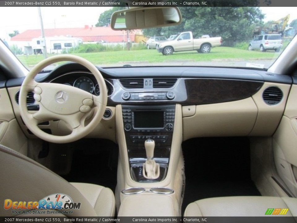 2007 Mercedes-Benz CLS 550 Barolo Red Metallic / Cashmere Photo #13