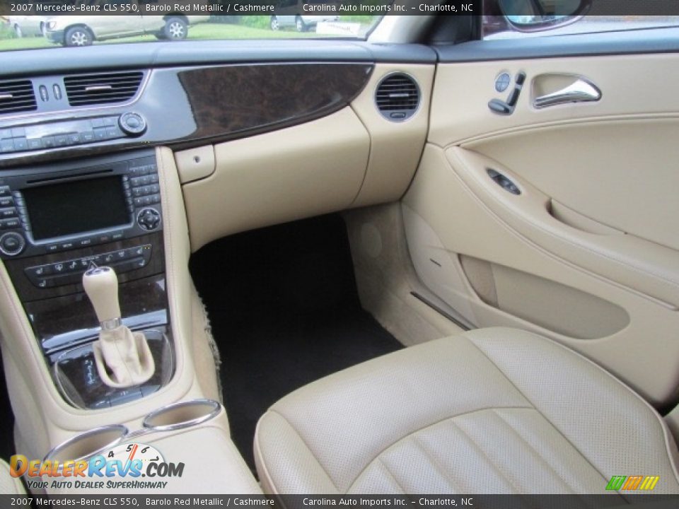 2007 Mercedes-Benz CLS 550 Barolo Red Metallic / Cashmere Photo #14