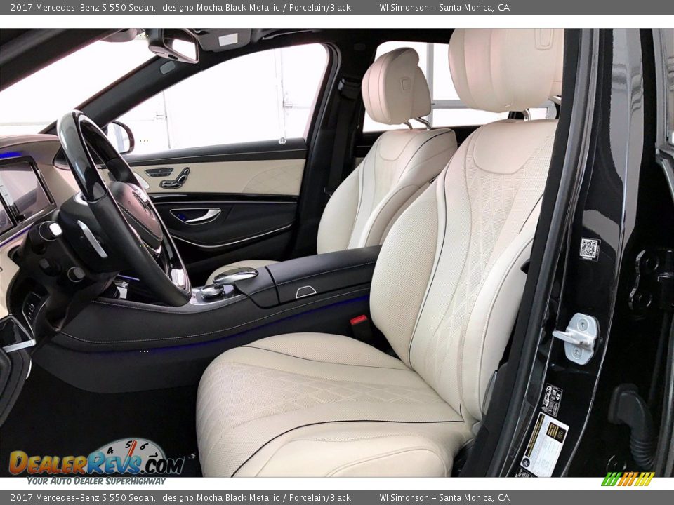 Front Seat of 2017 Mercedes-Benz S 550 Sedan Photo #14