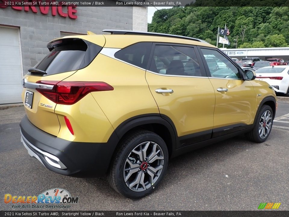 2021 Kia Seltos SX Turbo AWD Starbright Yellow / Black Photo #2