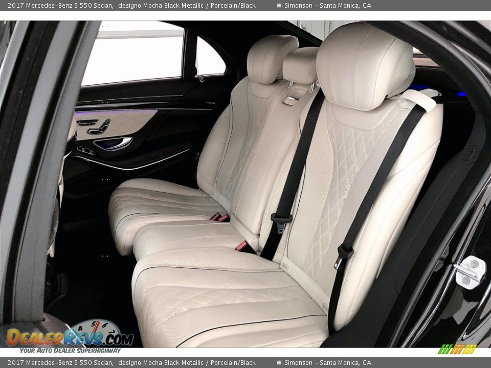 Rear Seat of 2017 Mercedes-Benz S 550 Sedan Photo #15