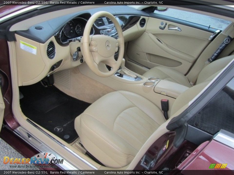 2007 Mercedes-Benz CLS 550 Barolo Red Metallic / Cashmere Photo #16