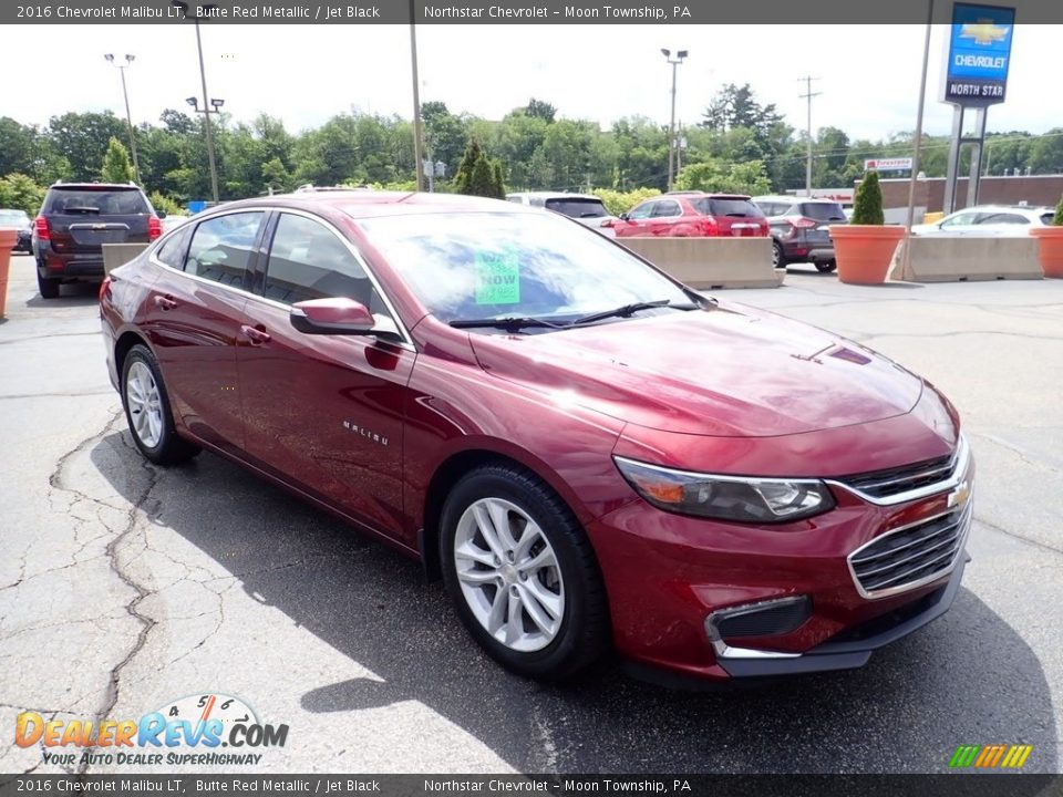 2016 Chevrolet Malibu LT Butte Red Metallic / Jet Black Photo #11