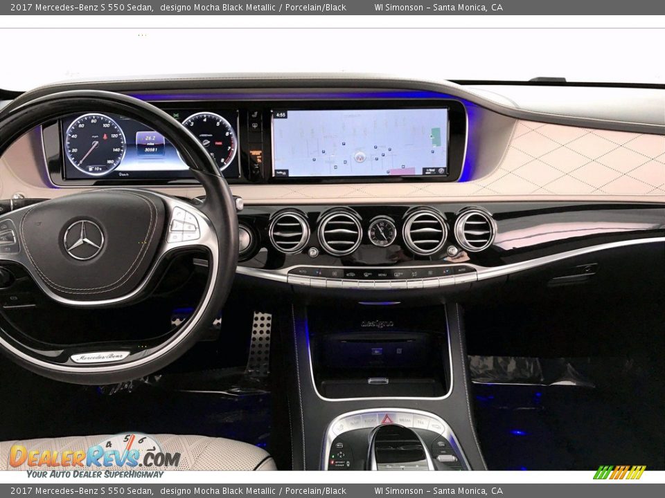 Dashboard of 2017 Mercedes-Benz S 550 Sedan Photo #17