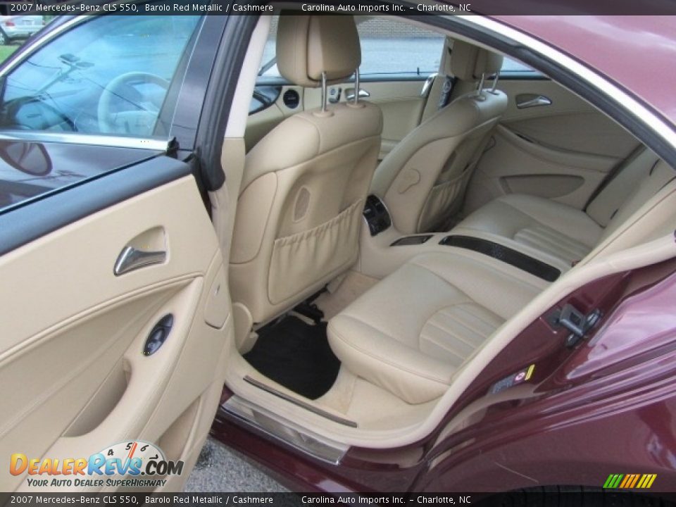 2007 Mercedes-Benz CLS 550 Barolo Red Metallic / Cashmere Photo #18