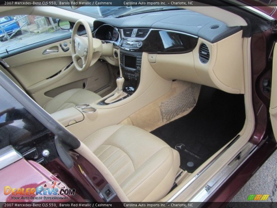 2007 Mercedes-Benz CLS 550 Barolo Red Metallic / Cashmere Photo #20