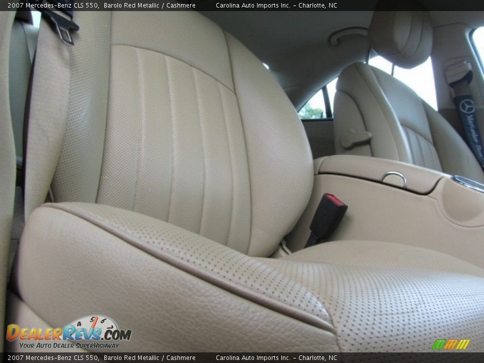 2007 Mercedes-Benz CLS 550 Barolo Red Metallic / Cashmere Photo #21