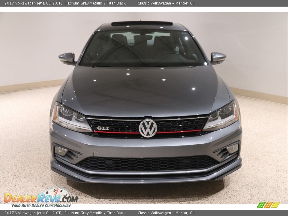 2017 Volkswagen Jetta GLI 2.0T Platinum Gray Metallic / Titan Black Photo #2