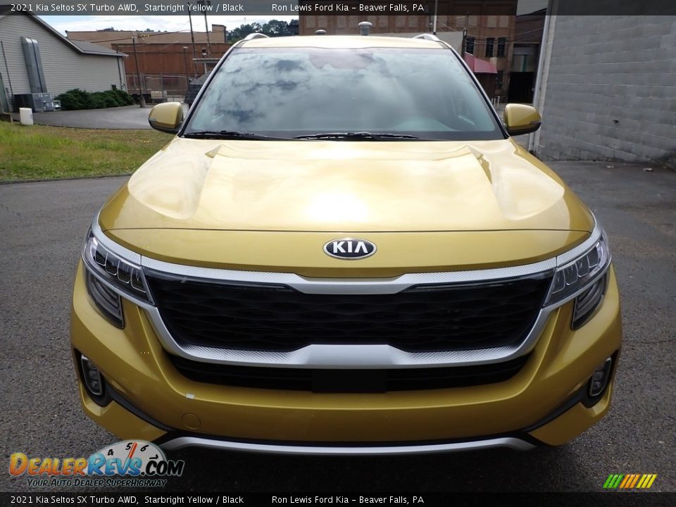 2021 Kia Seltos SX Turbo AWD Starbright Yellow / Black Photo #8