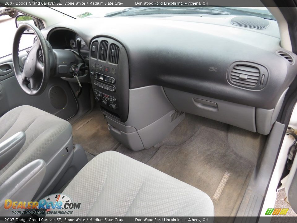 2007 Dodge Grand Caravan SE Stone White / Medium Slate Gray Photo #23