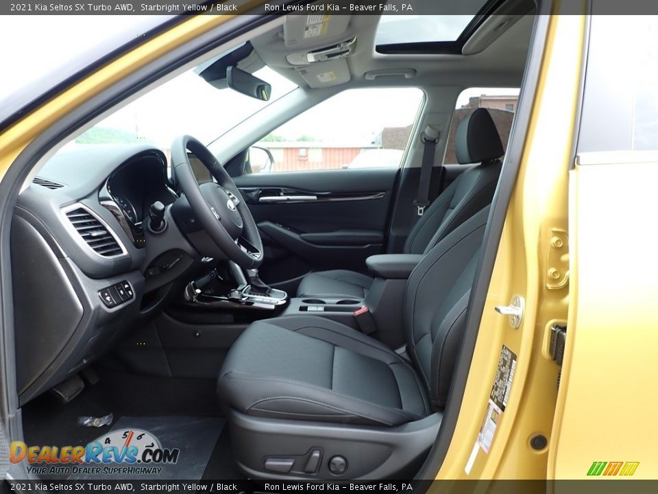 2021 Kia Seltos SX Turbo AWD Starbright Yellow / Black Photo #13