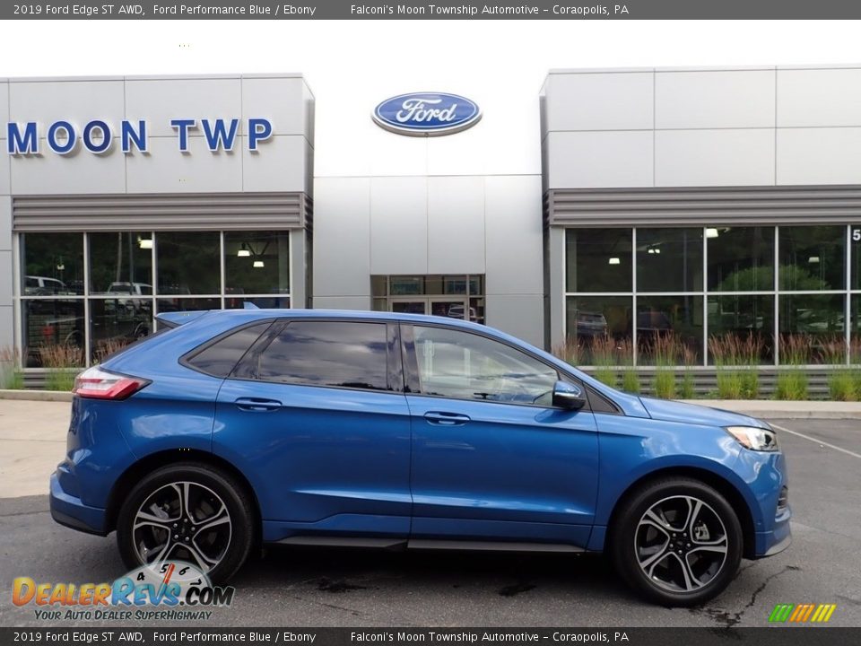 2019 Ford Edge ST AWD Ford Performance Blue / Ebony Photo #1