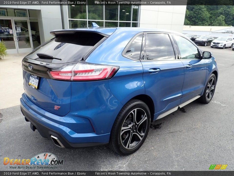 2019 Ford Edge ST AWD Ford Performance Blue / Ebony Photo #2
