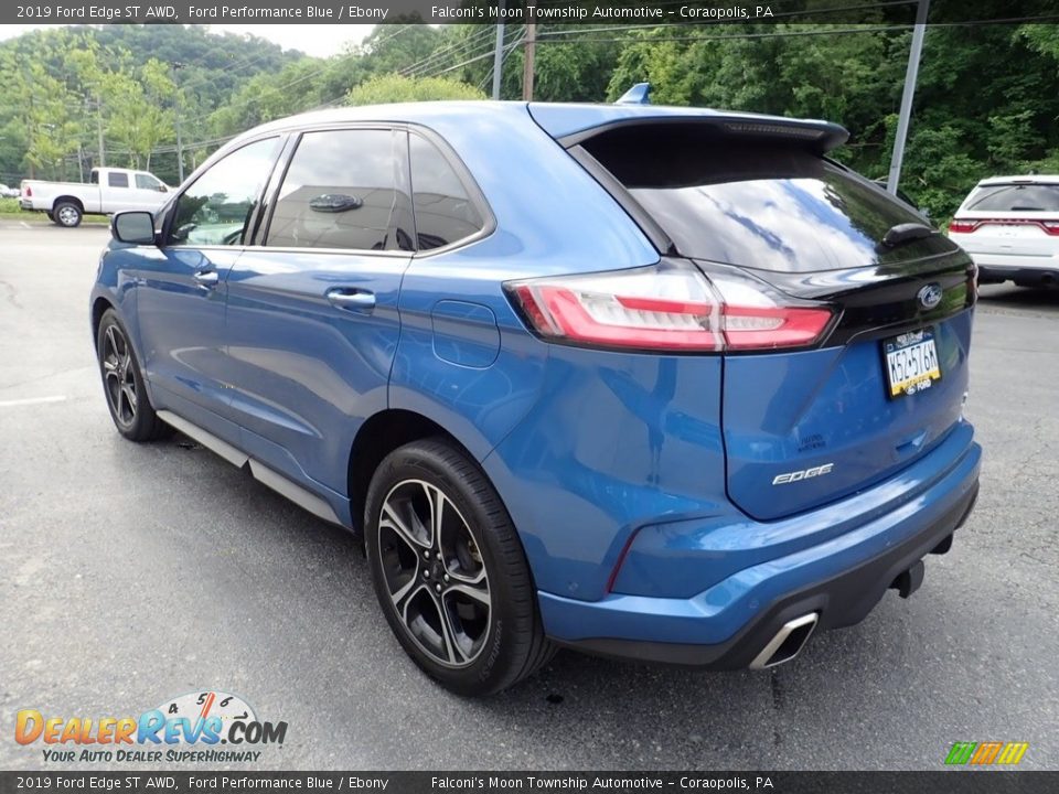 2019 Ford Edge ST AWD Ford Performance Blue / Ebony Photo #5