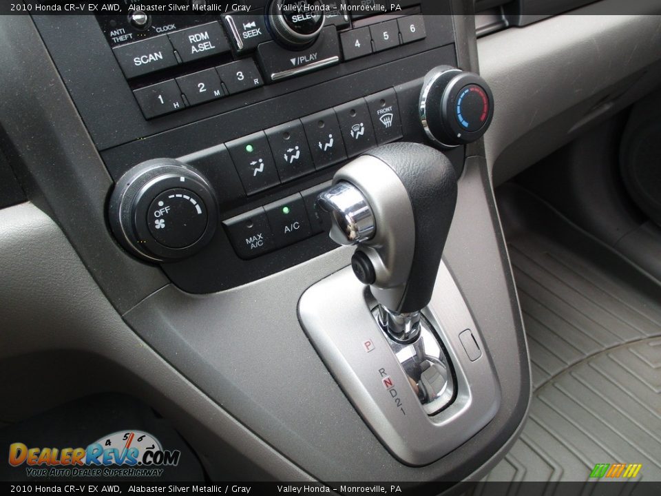 2010 Honda CR-V EX AWD Alabaster Silver Metallic / Gray Photo #15