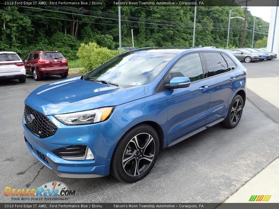 2019 Ford Edge ST AWD Ford Performance Blue / Ebony Photo #7