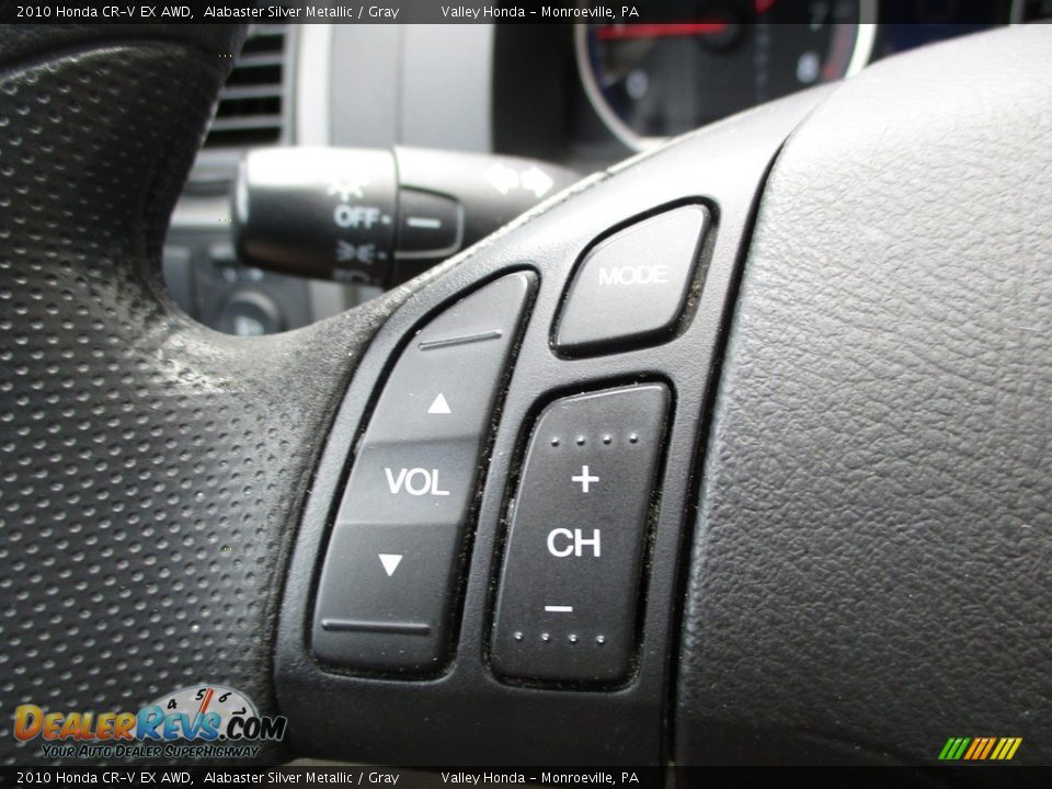 2010 Honda CR-V EX AWD Alabaster Silver Metallic / Gray Photo #18