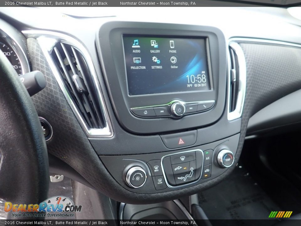 2016 Chevrolet Malibu LT Butte Red Metallic / Jet Black Photo #27