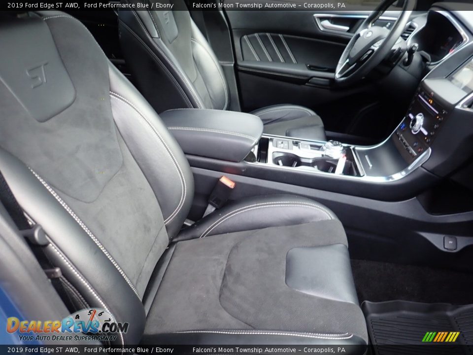 2019 Ford Edge ST AWD Ford Performance Blue / Ebony Photo #11