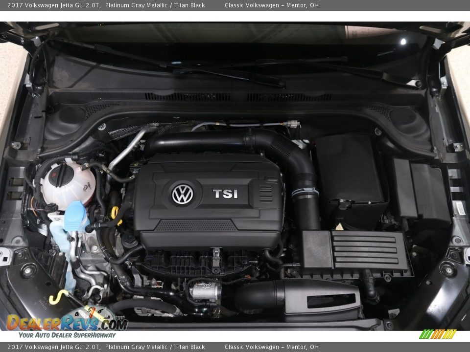 2017 Volkswagen Jetta GLI 2.0T Platinum Gray Metallic / Titan Black Photo #22