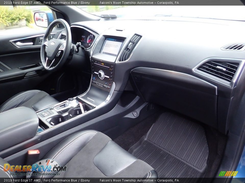 2019 Ford Edge ST AWD Ford Performance Blue / Ebony Photo #12