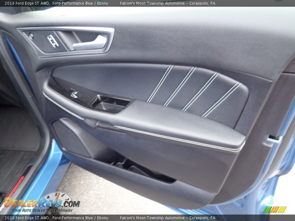 2019 Ford Edge ST AWD Ford Performance Blue / Ebony Photo #13