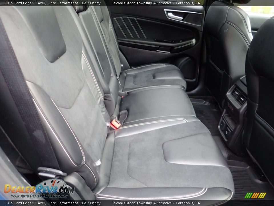 2019 Ford Edge ST AWD Ford Performance Blue / Ebony Photo #14