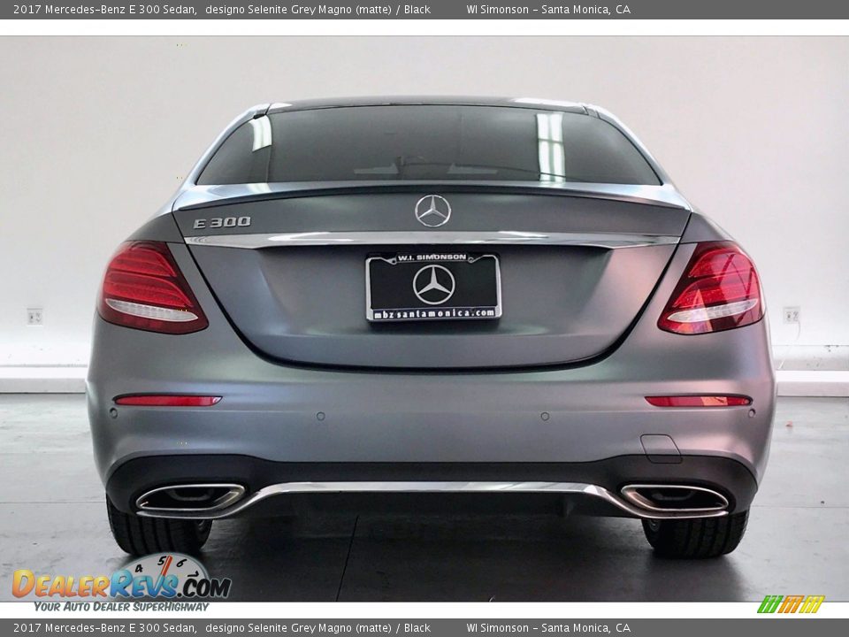 2017 Mercedes-Benz E 300 Sedan designo Selenite Grey Magno (matte) / Black Photo #3