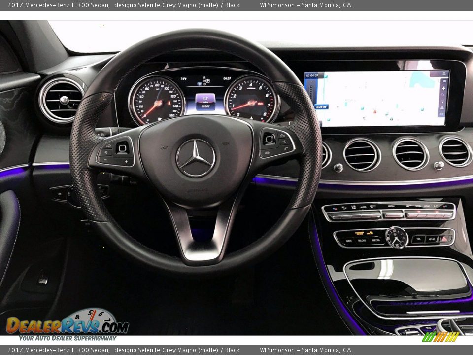 Dashboard of 2017 Mercedes-Benz E 300 Sedan Photo #4