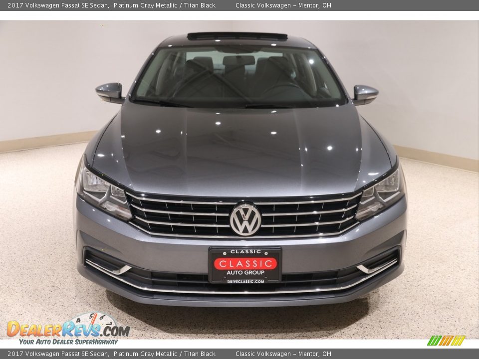 2017 Volkswagen Passat SE Sedan Platinum Gray Metallic / Titan Black Photo #2
