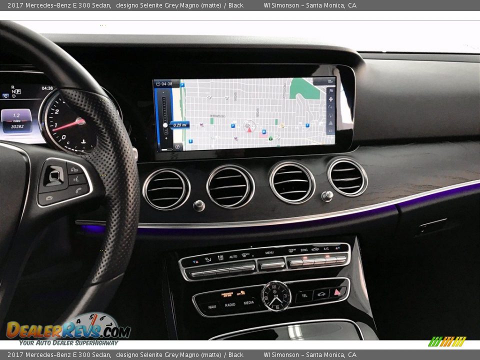 2017 Mercedes-Benz E 300 Sedan designo Selenite Grey Magno (matte) / Black Photo #5