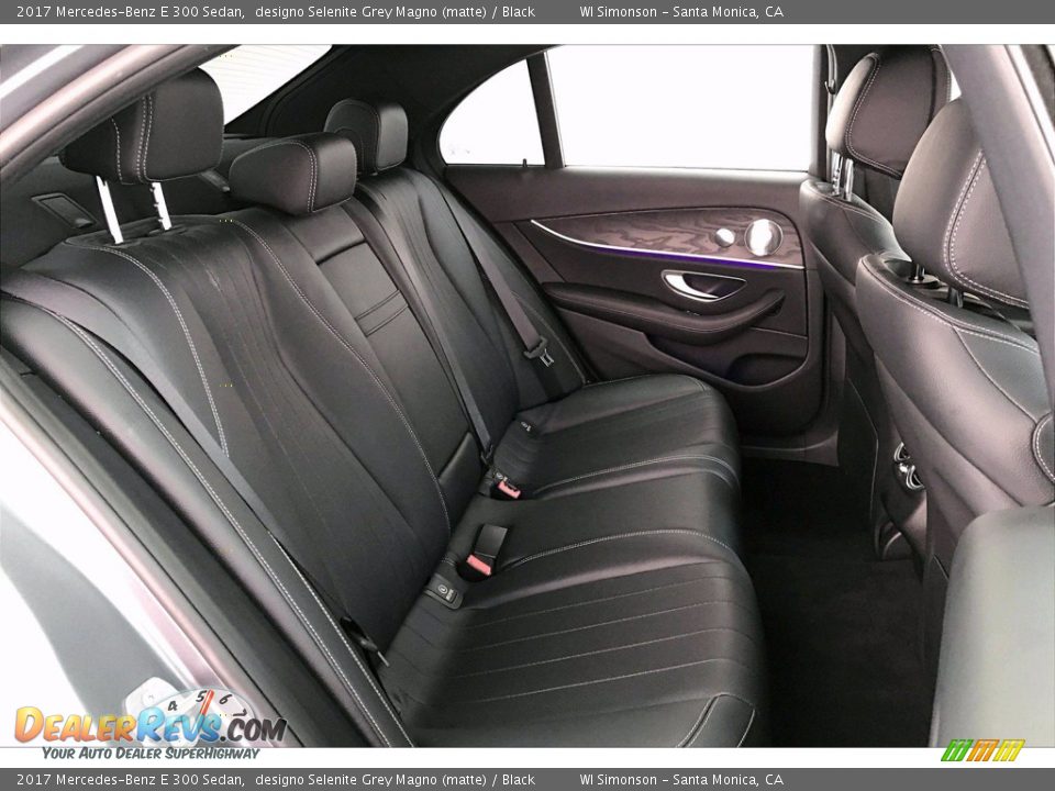Rear Seat of 2017 Mercedes-Benz E 300 Sedan Photo #13